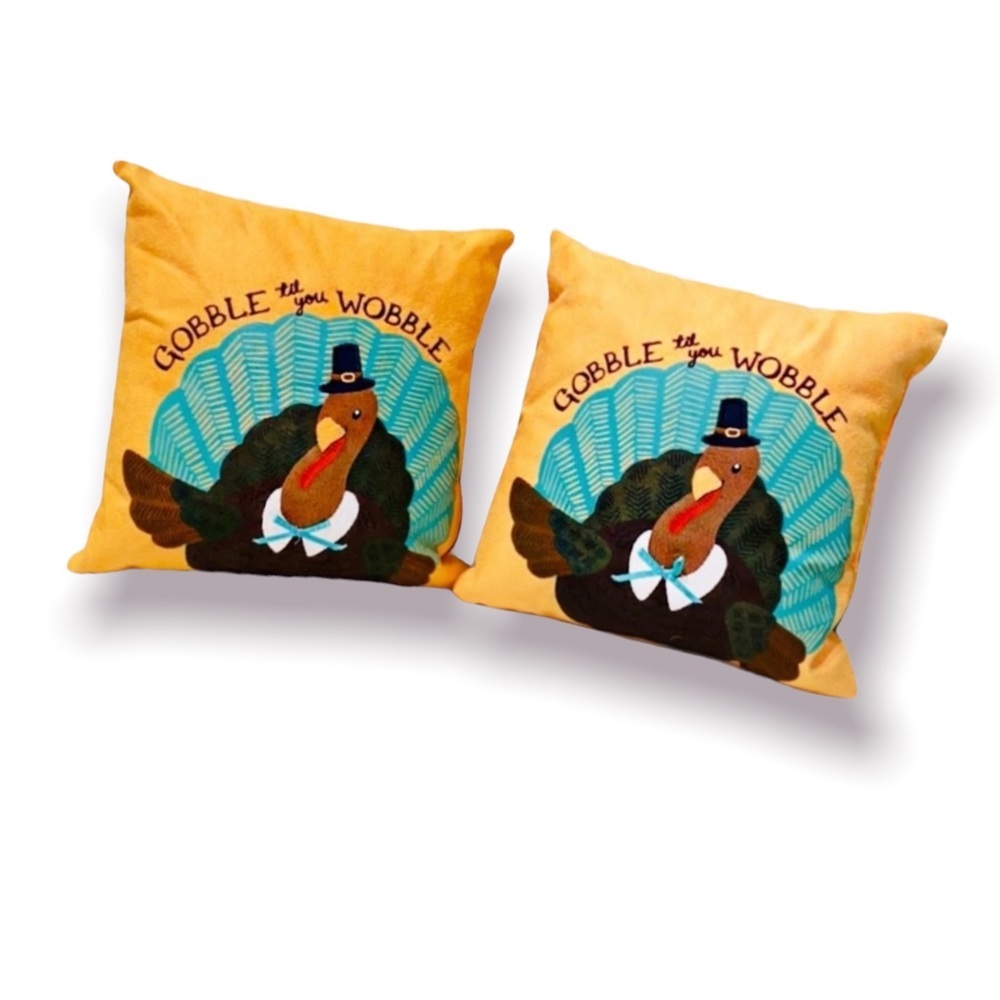Thanksgiving Turkey Throw Pillows